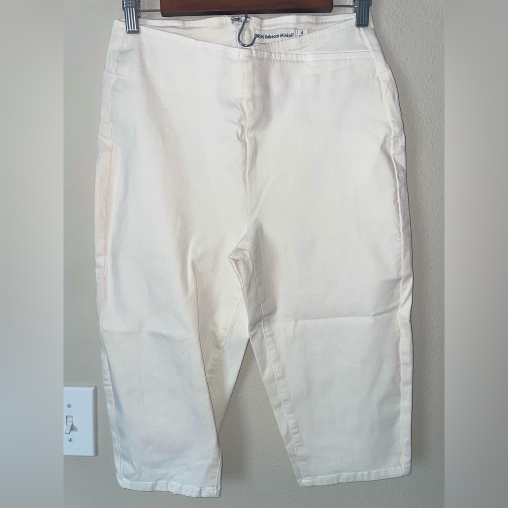 Rebecca Minkoff Cream Capris